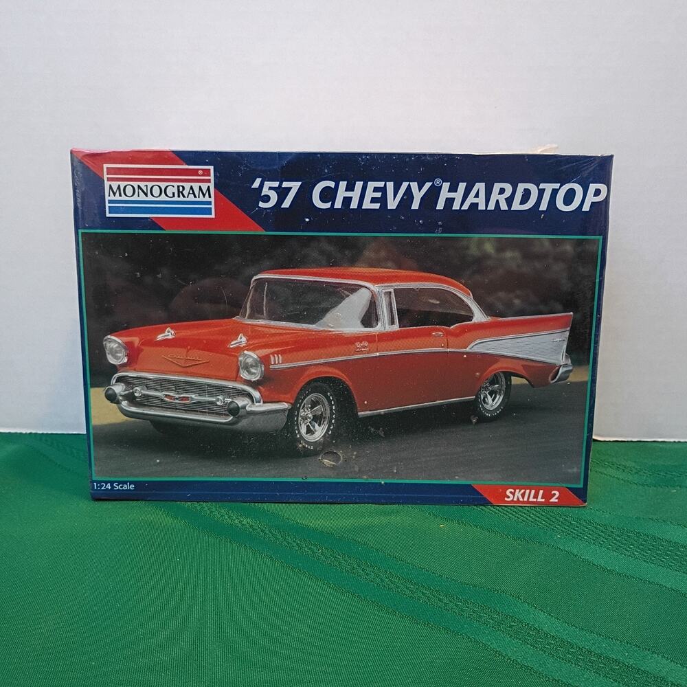 Monogram '57 Chevy Hardtop Model Kit 1/24 Scale #2225 Sealed